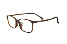 Load image into Gallery viewer, Brown eyeglasses with flexile material.