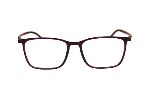 eye prescription with brown frames