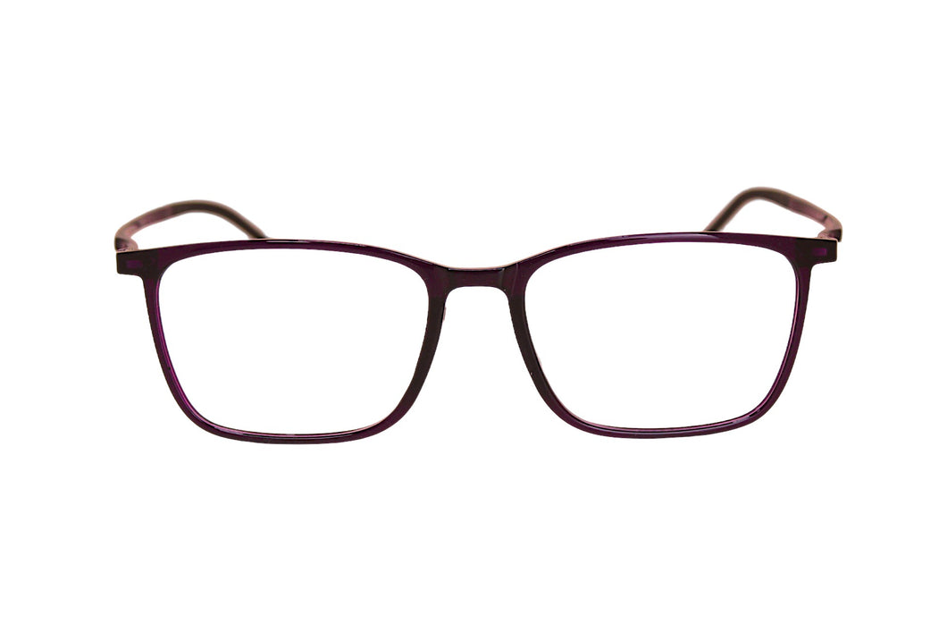 eye prescription with brown frames