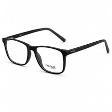 Load image into Gallery viewer, Black rectangular eyeglasses with clear lenses suitable for all occasions.
