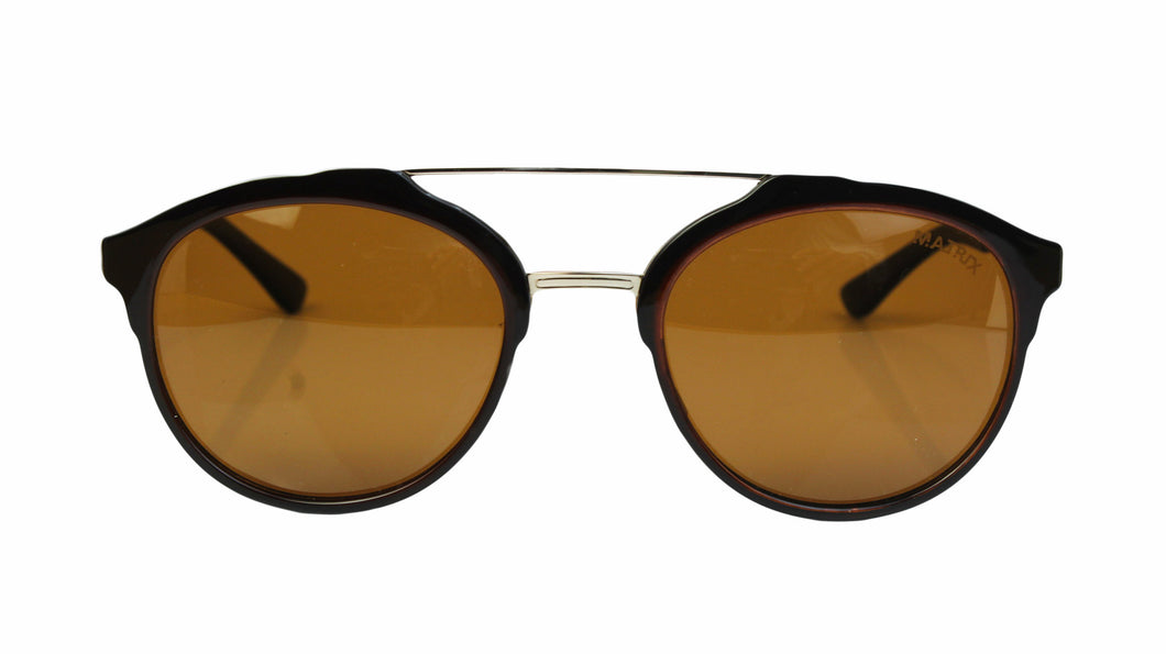 Round Brown Sunglass