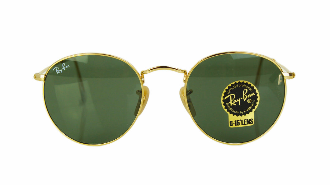 RayBan 3447 Gold round